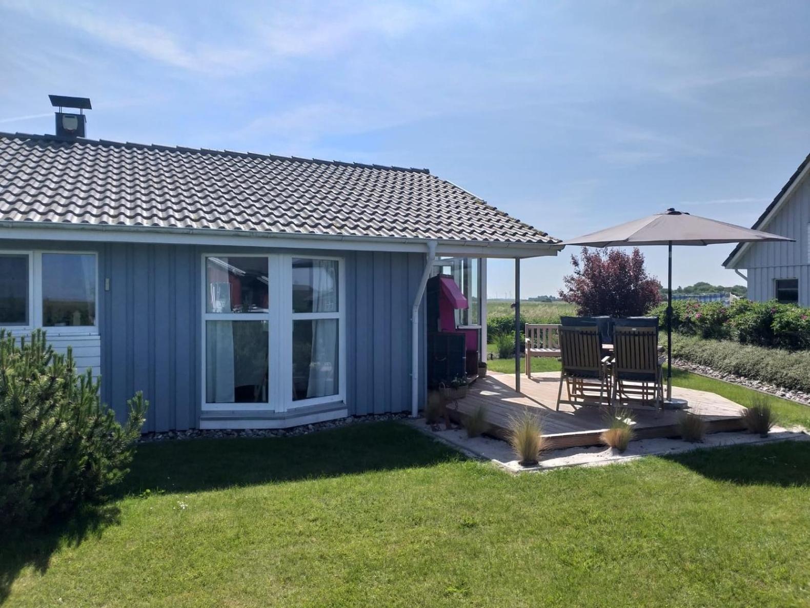 Modernes Ferienhaus Direkt An Der Nordsee Wesselburenerkoog Exterior photo
